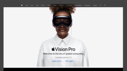 Apple's website design

