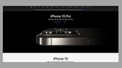 Apple's Homepage layout
