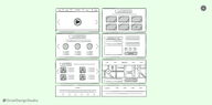 Low-fidelity wireframes act as the initial blueprints for web pages and app screens - Wireframing in UX design