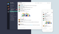 Slack is an online team collaboration software that offers one on one chats, group chats, file sharing and various third party integrations.