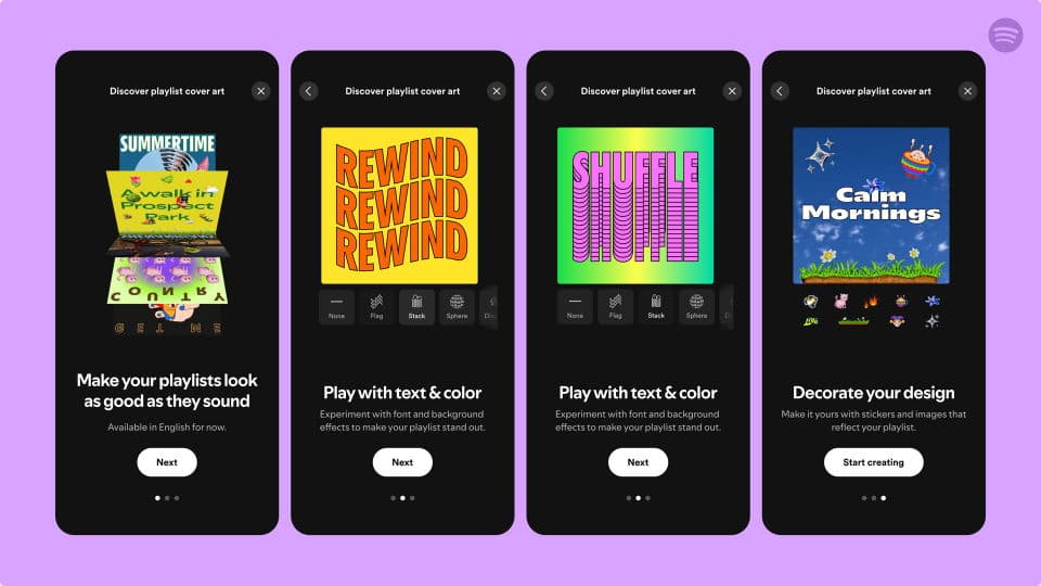 Spotify’s New Custom Playlist Artwork