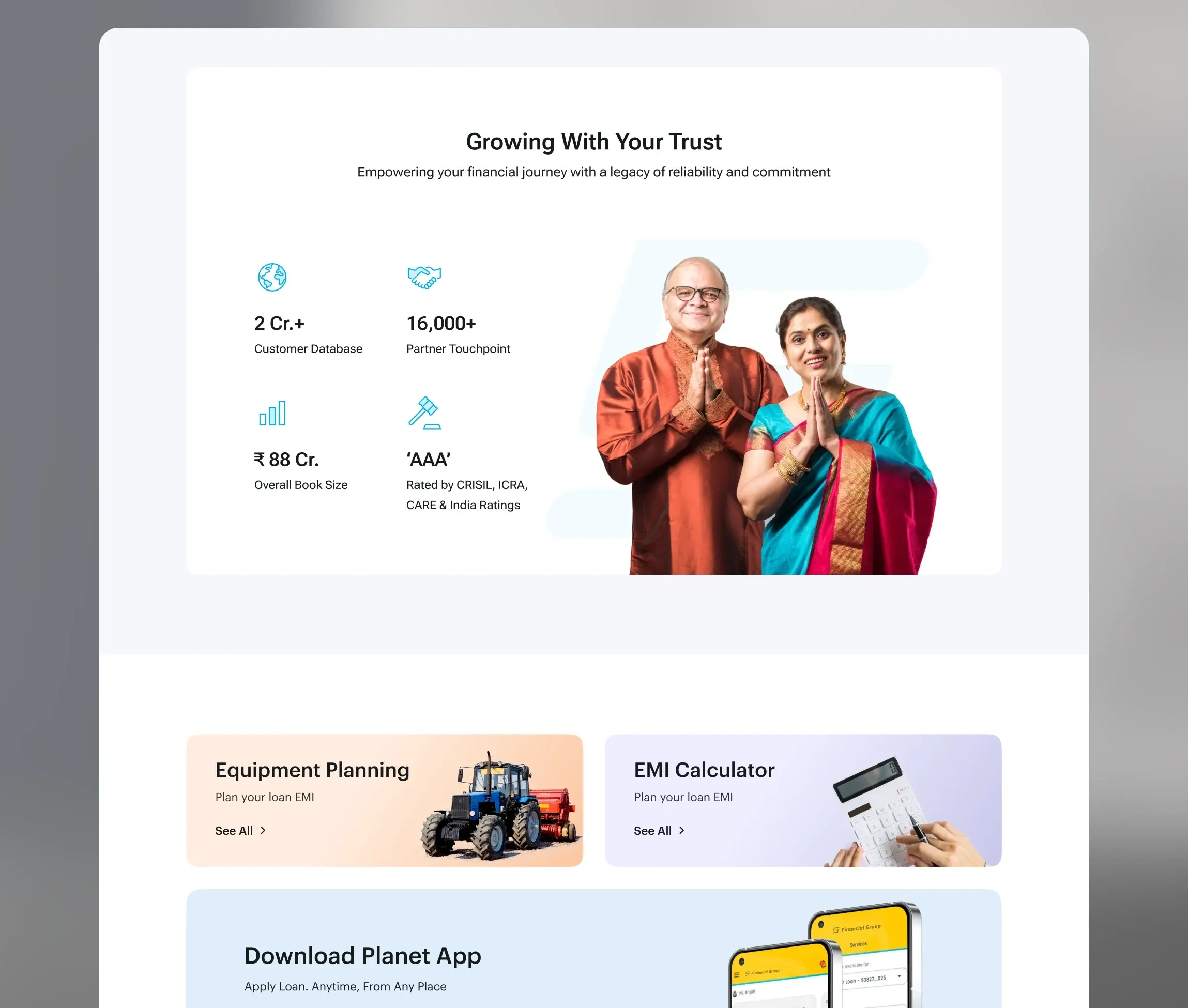 L&T Finance platform interface 2