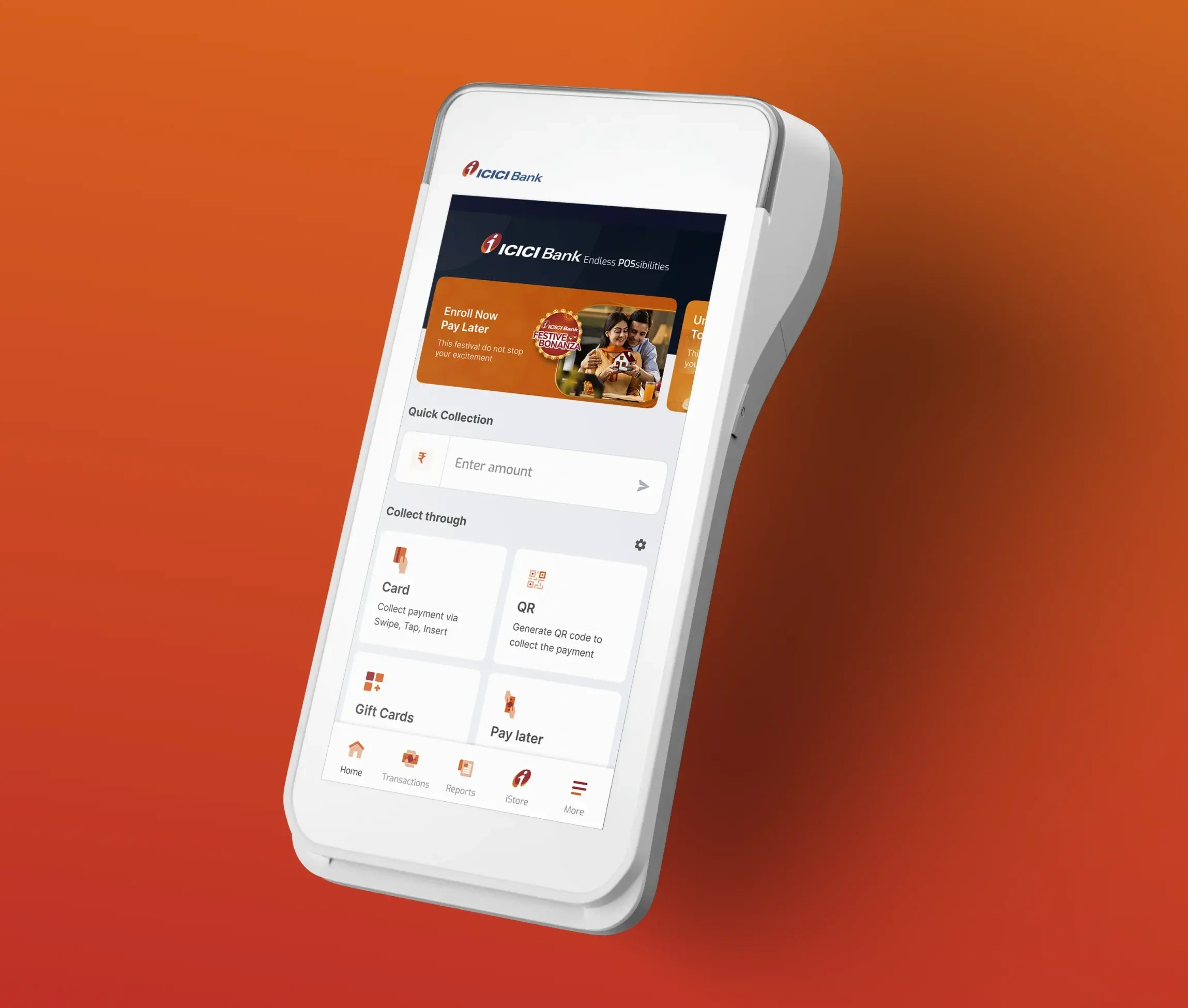 ICICI Bank POS interface 1