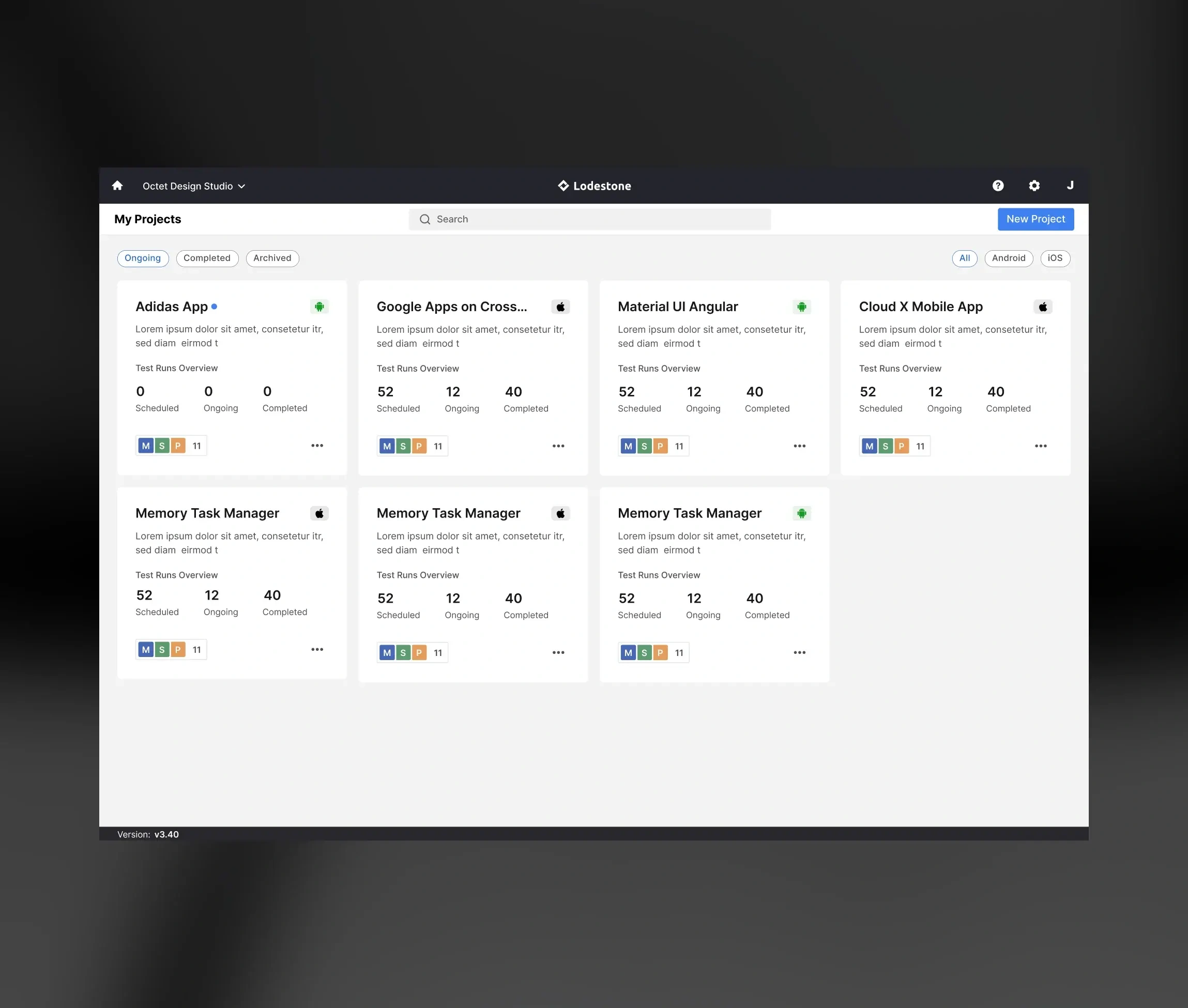 Tech Mahindra platform interface 3